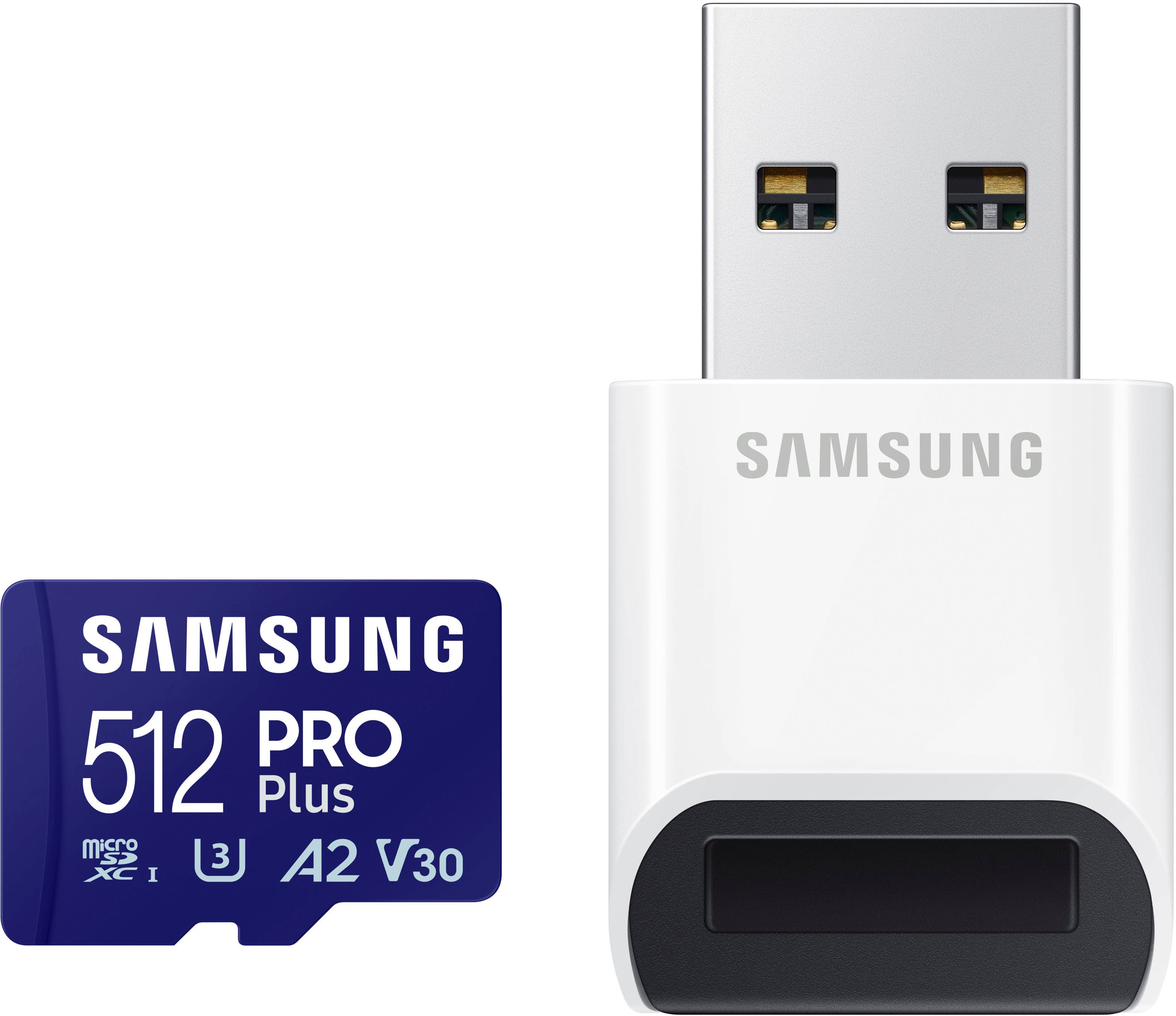 Samsung - Cartão de memória microSDXC Pro Plus 512GB-MB-MD512SB/AM