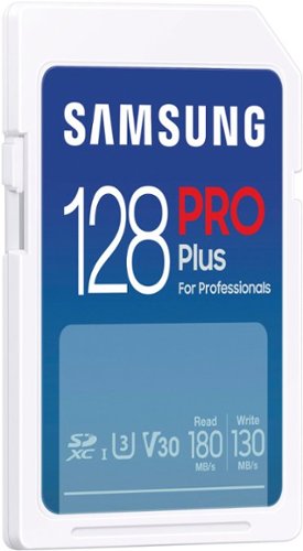 Samsung - Cartão de memória SDXC Pro Plus 128 GB-MB-SD128S/AM