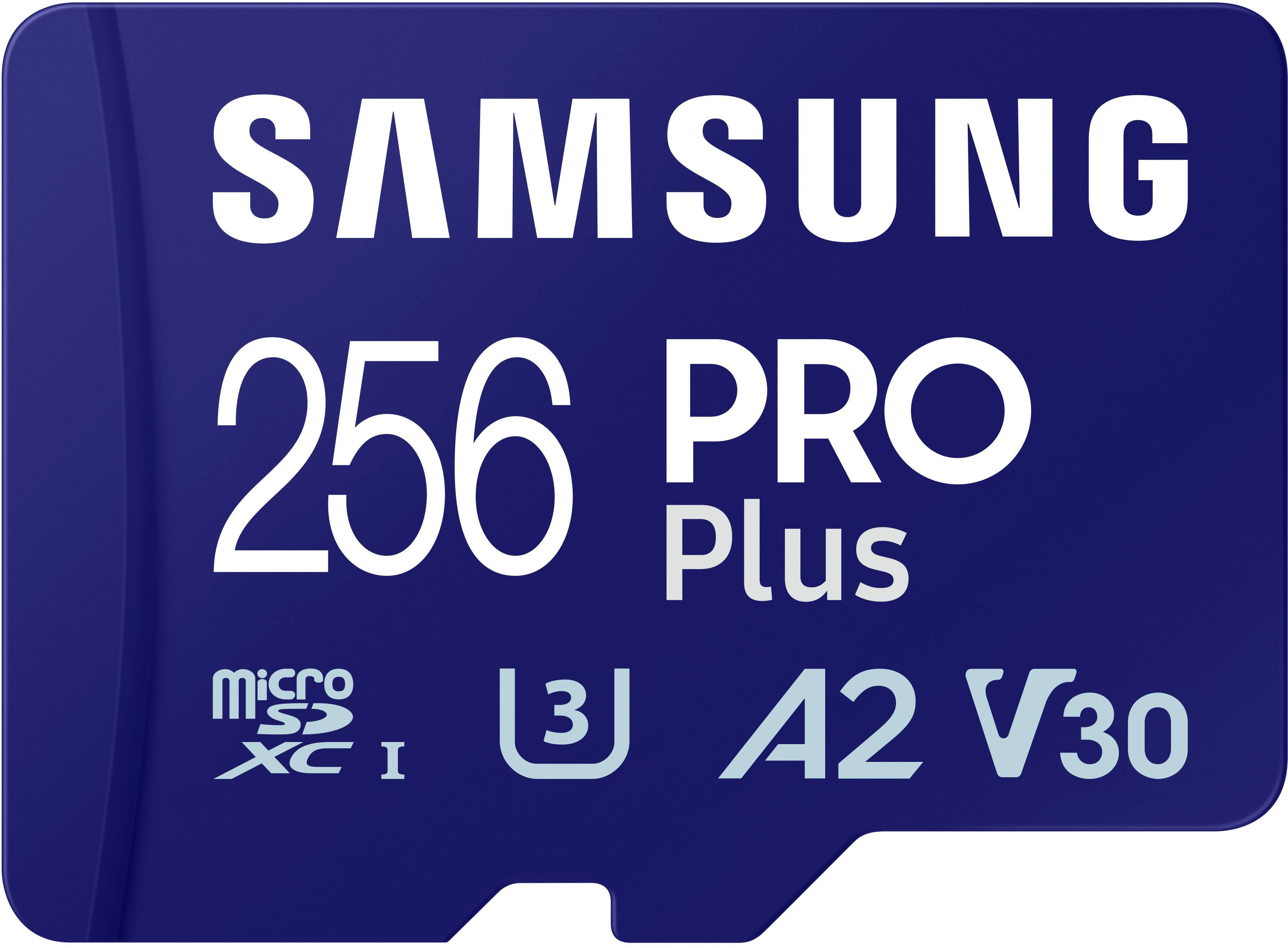 Samsung - Cartão de memória microSDXC Pro Plus 256 GB-MB-MD256SB/AM