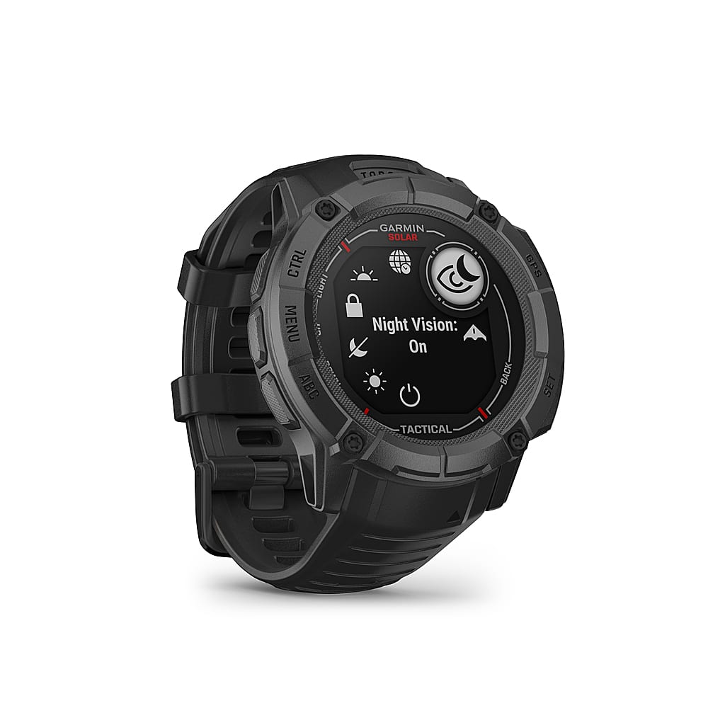 Garmin - Smartwatch Instinct 2X Solar Tactical Edition 50 mm Polímero reforçado com fibra - Preto-010-02805-13
