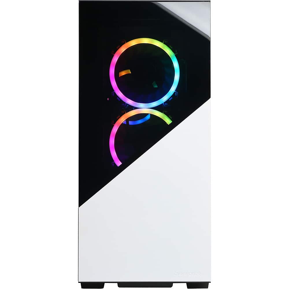 CyberPowerPC - Gamer Supreme Gaming Desktop - AMD Ryzen 9 7900X - 16GB de memória - NVIDIA GeForce RTX 4070 - SSD de 2TB - Branco-SLC10940CPG