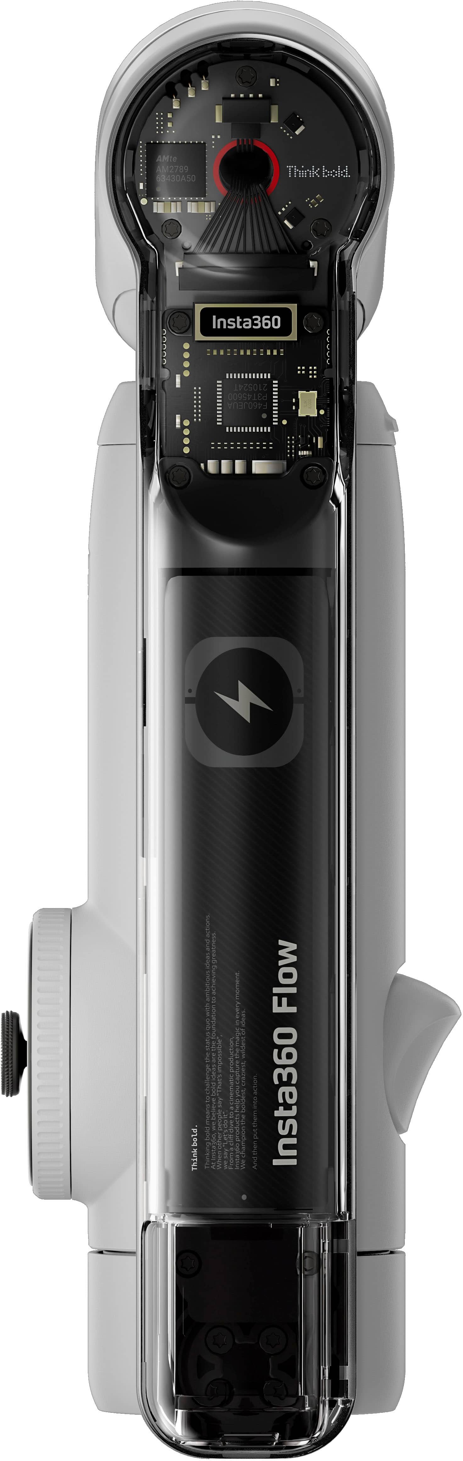 Insta360 - Estabilizador de cardan de 3 eixos Flow Standard para smartphones com tripé integrado - Cinza-FLOW 04