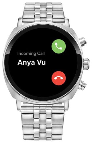 Citizen - CZ Smart 41 mm unissex de aço inoxidável casual smartwatch com pulseira de aço inoxidável - Silver-MX1000-52X