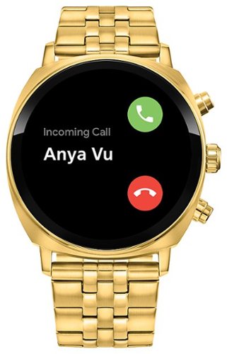 Citizen - CZ Smart 41 mm unissex de aço inoxidável casual smartwatch com pulseira de aço inoxidável IP - Gold-MX1002-57X