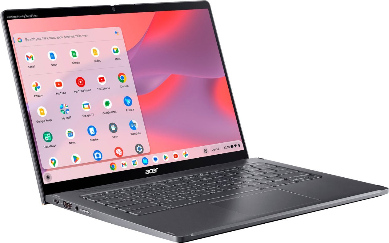 Acer - Chromebook Spin 714 Intel Evo Laptop - 14" 16:10 WUXGA 1920 x 1200 Touch - Intel Core i5-1335U - 8GB RAM - 256GB SSD - Steel Gray