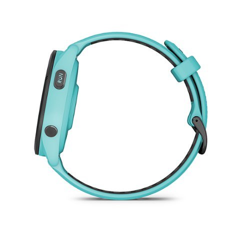 Garmin - Forerunner 265 GPS Smartwatch 46 mm Polímero reforçado com fibra - Preto/Aqua-010-02810-02
