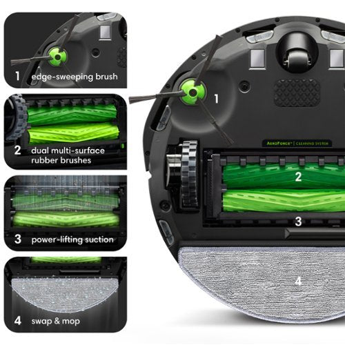 Robô aspirador e esfregão iRobot Roomba Combo i5 - tecido neutro-I517020