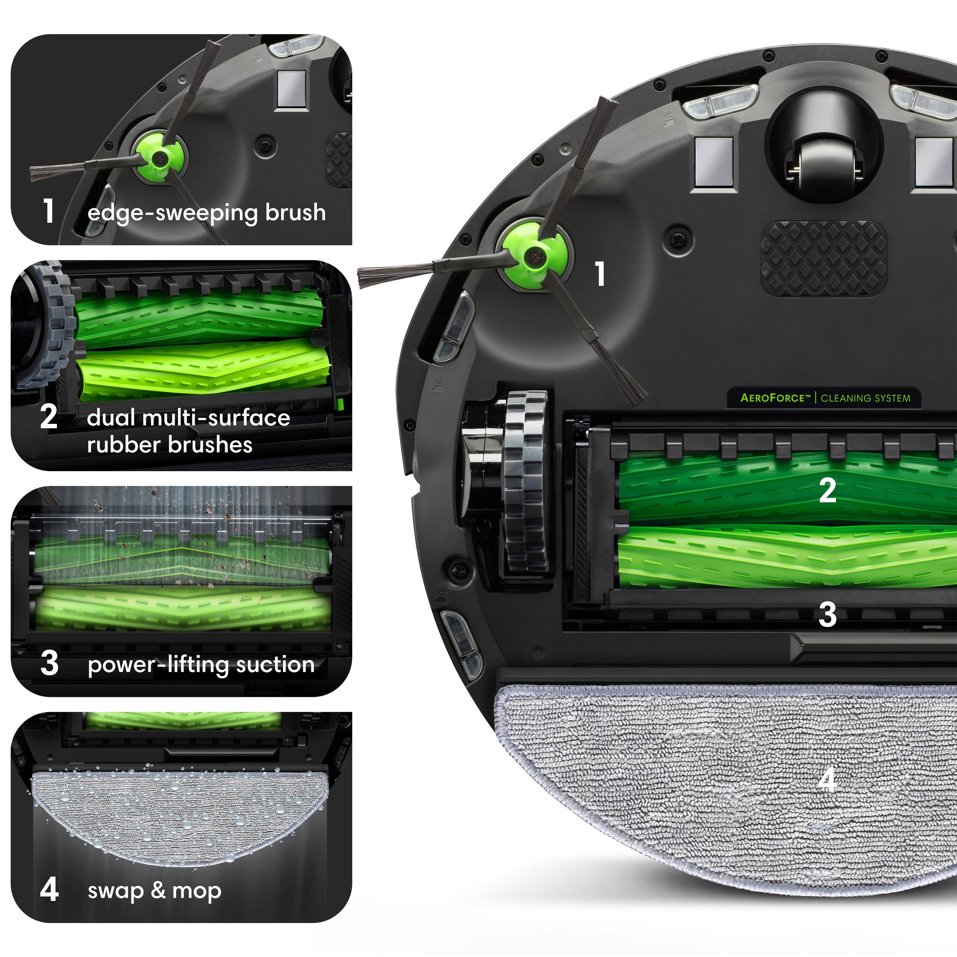Robô aspirador e esfregão iRobot Roomba Combo i5 - tecido neutro-I517020
