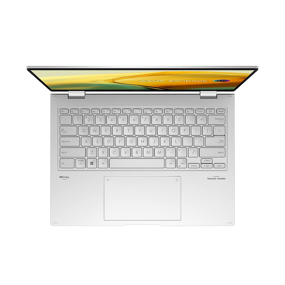 ASUS - Laptop Zenbook Flip 14" OLED Touch - EVO Intel 13 Gen Core i5 com 16 GB de memória - SSD de 512 GB - Foggy Silver-UP3404VA-DS54T-S
