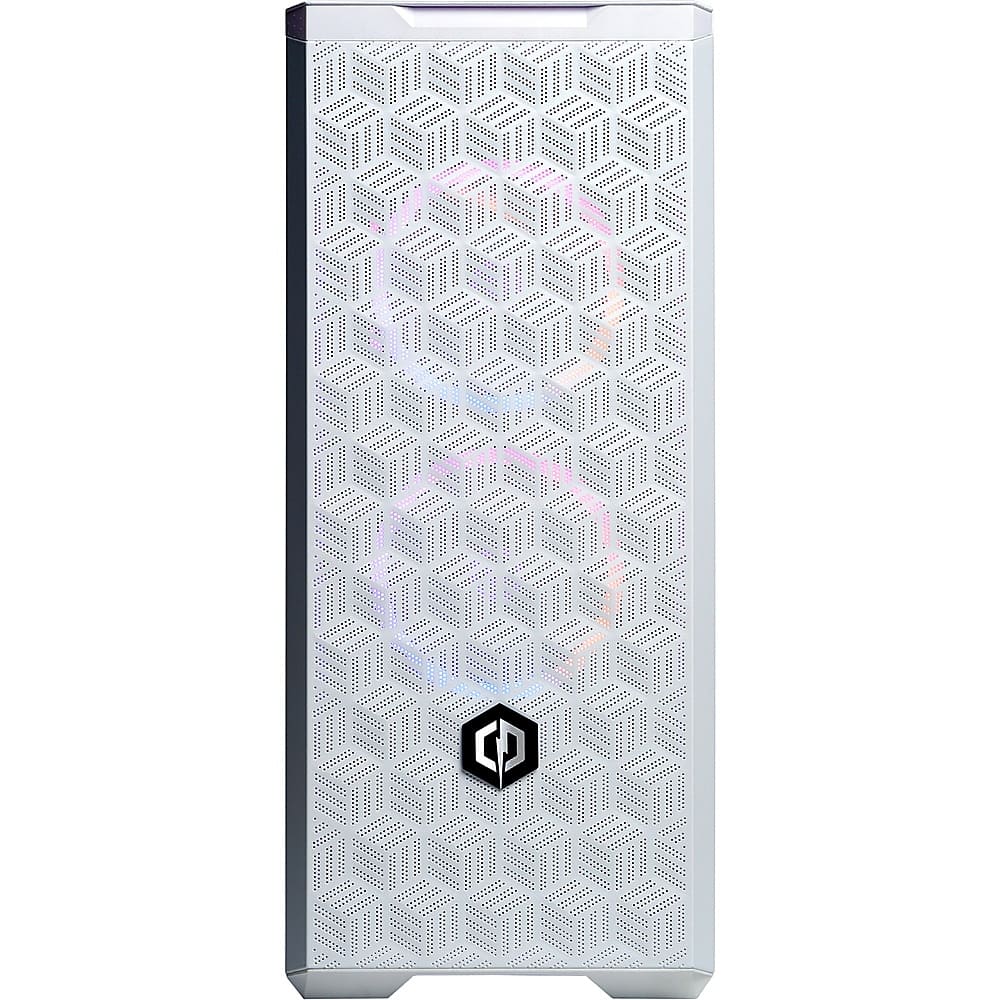 CyberPowerPC - Gamer Master Gaming Desktop - AMD Ryzen 5 7600 - 16GB de memória - NVIDIA GeForce RTX 4060 Ti 8GB - SSD de 1TB - Branco-GMA9020CPGV8