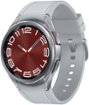 Samsung - Galaxy Watch6 Classic Aço Inoxidável Smartwatch 43mm LTE - Prata-SM-R955UZSAXAA