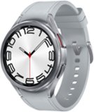 Samsung - Galaxy Watch6 Classic Aço Inoxidável Smartwatch 47mm BT - Prata-SM-R960NZSAXAA