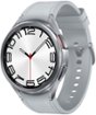 Samsung - Galaxy Watch6 Classic Aço Inoxidável Smartwatch 47mm BT - Prata-SM-R960NZSAXAA