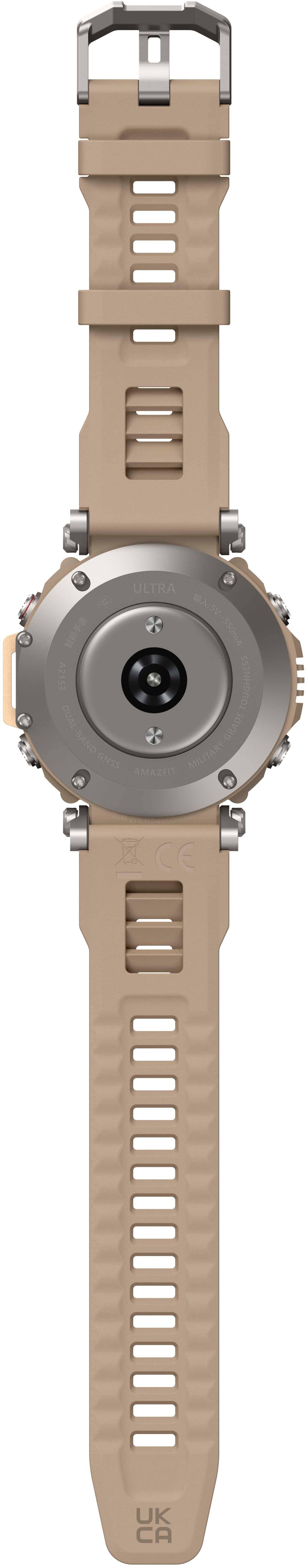 Amazfit - T-Rex Ultra Smartwatch 35mm Aço Inoxidável - Sahara-W2142OV2N