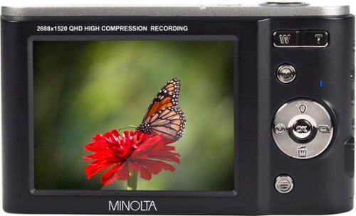 Minolta - MND20 44.0 Megapixel Câmera Digital - Preto -MND20-BK
