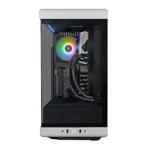CyberPowerPC - Gamer Master Gaming Desktop - AMD Ryzen 5 7600 - 16GB de memória - NVIDIA GeForce RTX 4060 - SSD de 1TB - Branco-GMA9020CPGV9