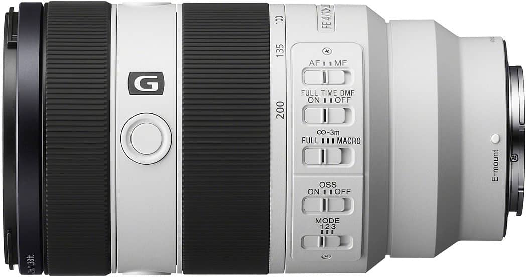 Sony - Lente SEL70200G2 FE 70-200mm F4 Macro G OSS II - Cinza-SEL70200G2