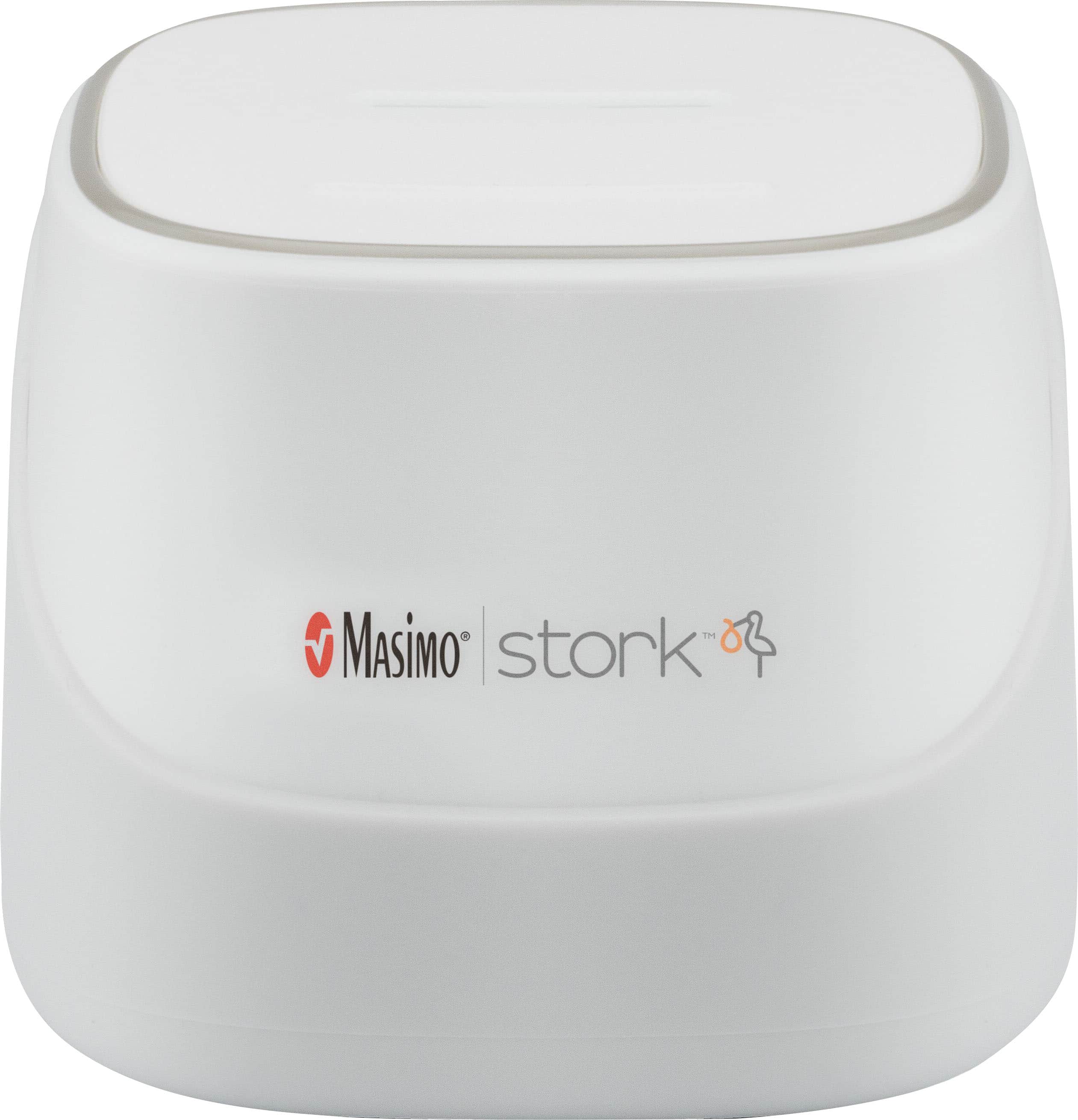 Masimo - Sistema de monitoramento de bebês Stork Vitals com hub inteligente com sensor de frequência de pulso - Branco-STORKVITALS