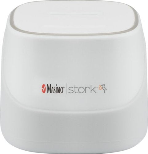 Masimo - Sistema de monitoramento de bebês Stork Vitals com hub inteligente com sensor de frequência de pulso - Branco-STORKVITALS