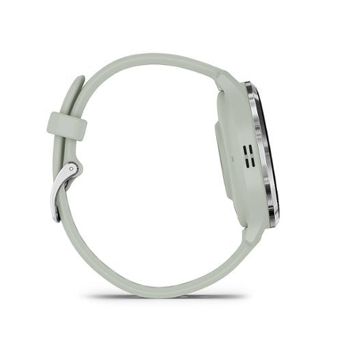 Garmin - Venu 3S GPS Smartwatch 41 mm Polímero reforçado com fibra - Aço inoxidável e cinza sálvia-010-02785-01