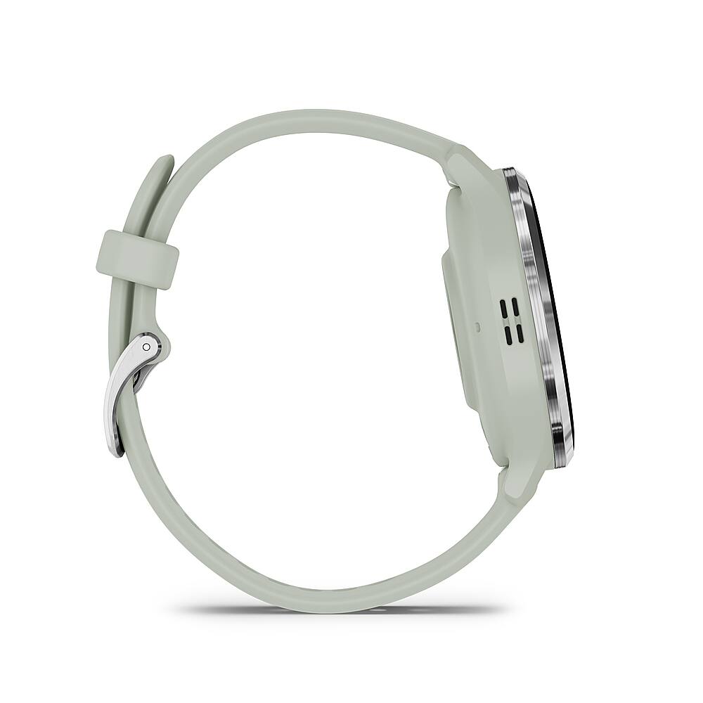 Garmin - Venu 3S GPS Smartwatch 41 mm Polímero reforçado com fibra - Aço inoxidável e cinza sálvia-010-02785-01