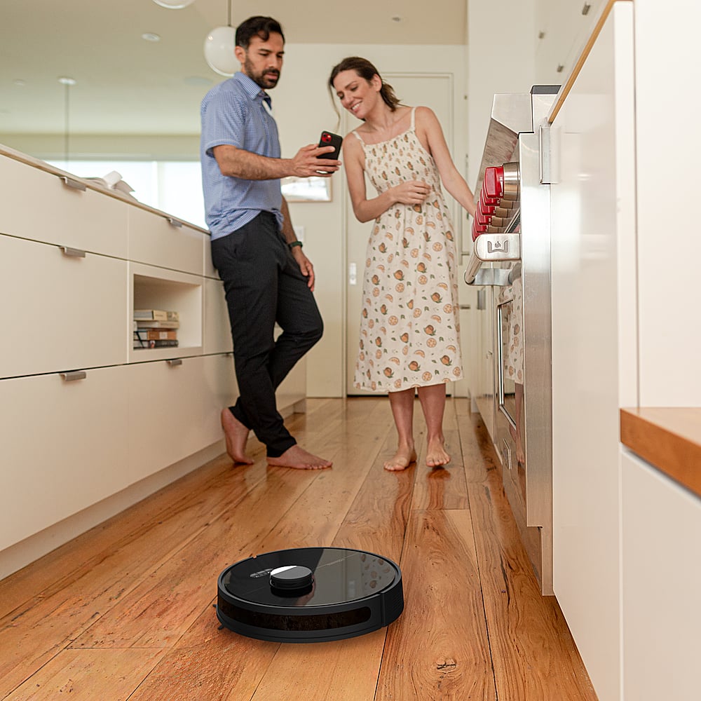 bObsweep - Robô aspirador e esfregão com esvaziamento automático conectado por Wi-Fi Dustin - Night-PET24-7-213
