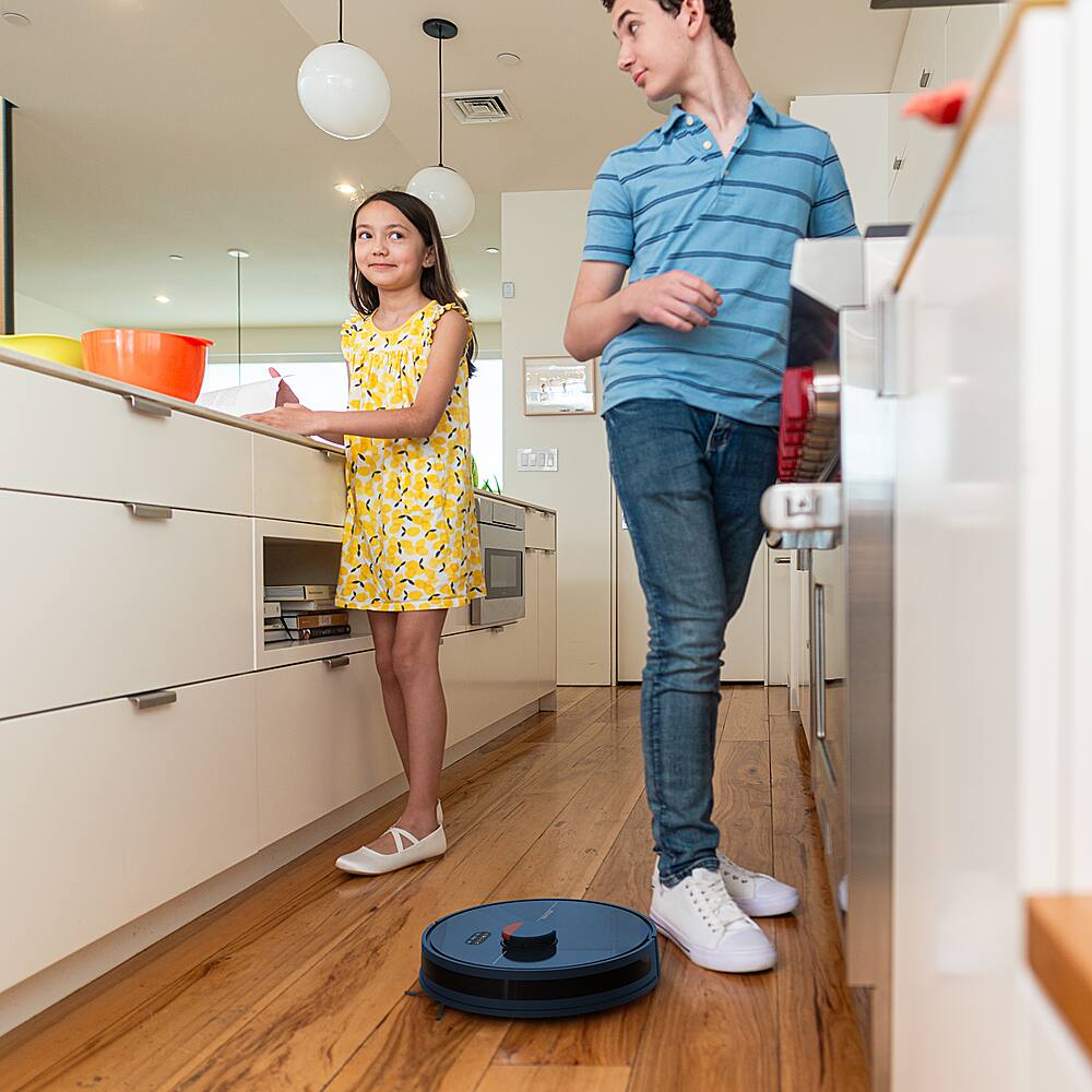 bObsweep - Robô aspirador e esfregão com esvaziamento automático conectado por Wi-Fi Dustin - Navy-PET24-7-213