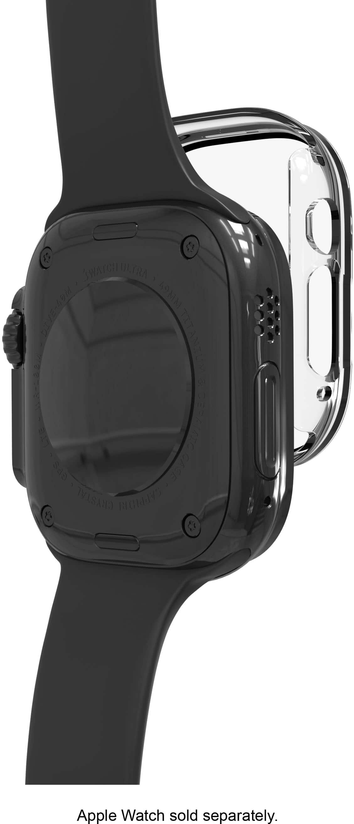 ZAGG - InvisibleShield Glass Elite 360 Amortecedor integrado + proteção de tela para Apple Watch Ultra 49mm - Transparente-200510425