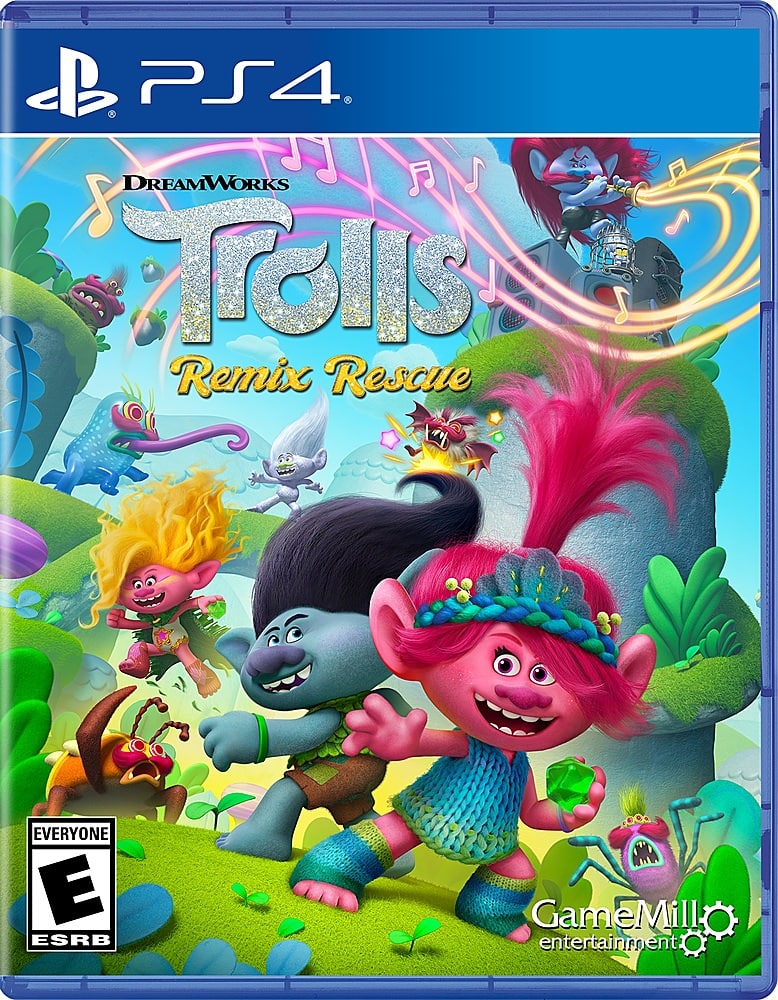 Jogo DreamWorks Trolls Remix Rescue - PlayStation 4 All Video Games