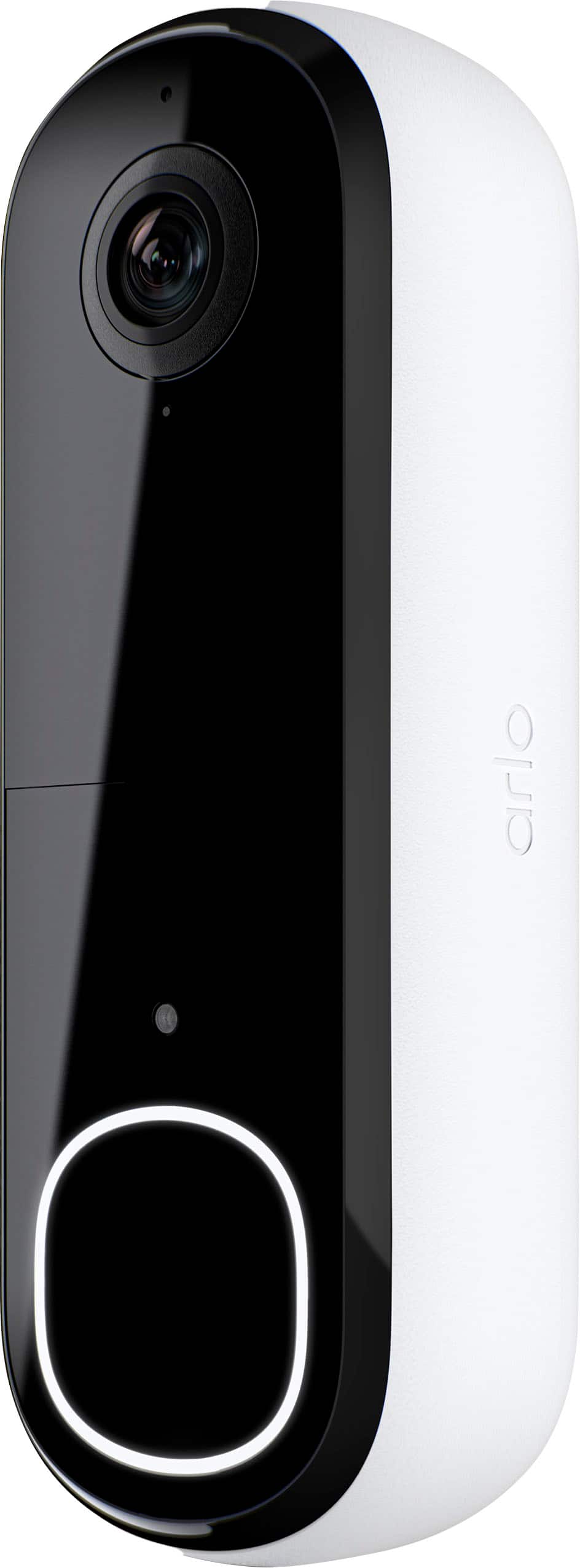 Arlo - Campainha de vídeo Wi-Fi inteligente (2ª geração) - Com fio/bateria operada com resolução 2K - Branco-AVD4001-100NAS