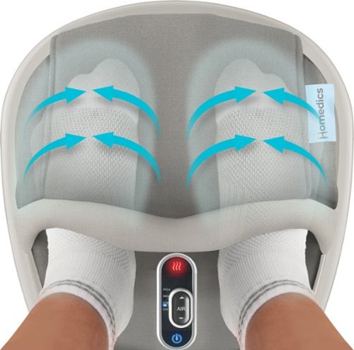 Homedics - Massageador de pés Shiatsu Air Max - Cinza-FMS-307HJ-GY