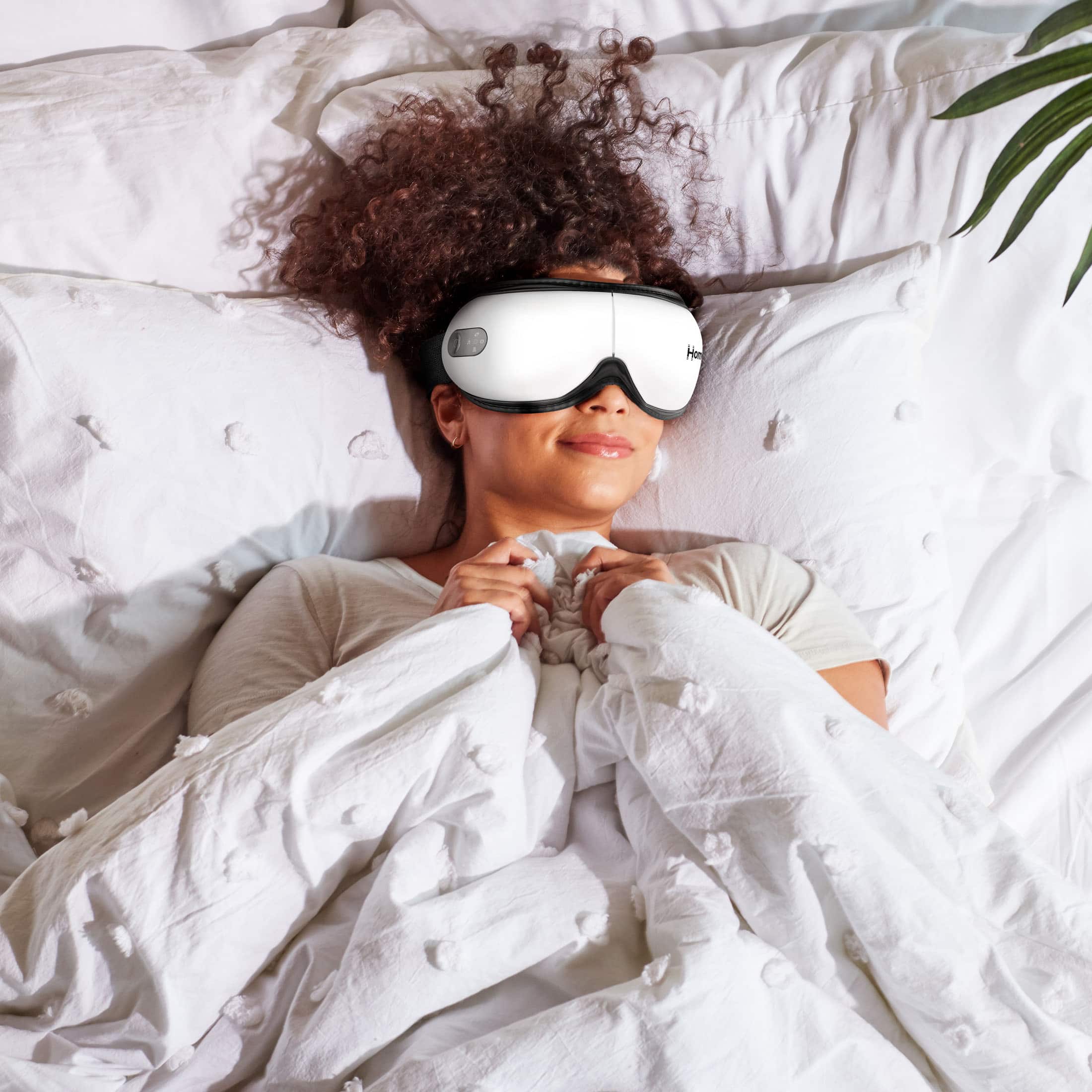 Homedics - Massageador de olhos sem fio com calor - Branco-SPE-110H