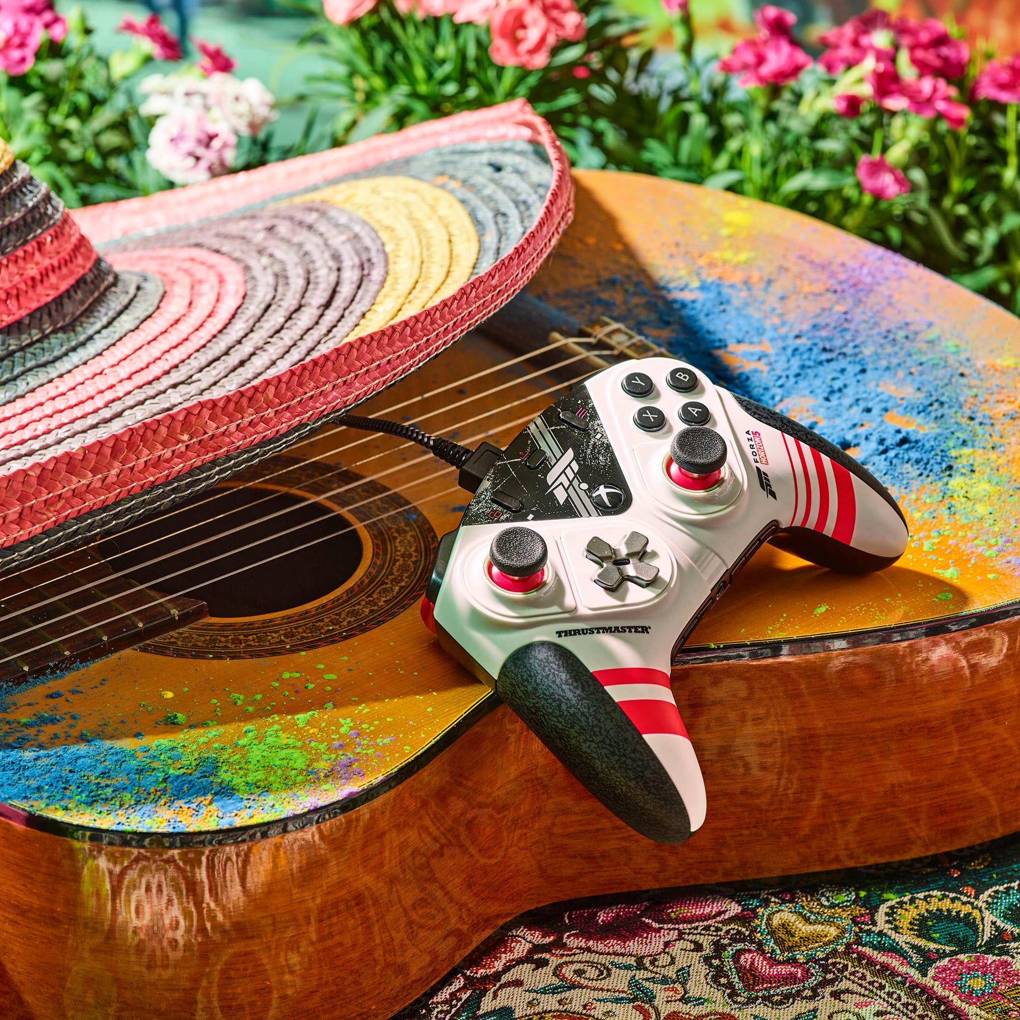 Thrustmaster - eSwap X R Pro Controller Forza Horizon 5 Edition para Xbox One, Xbox X|S, PC - Branco-4460262