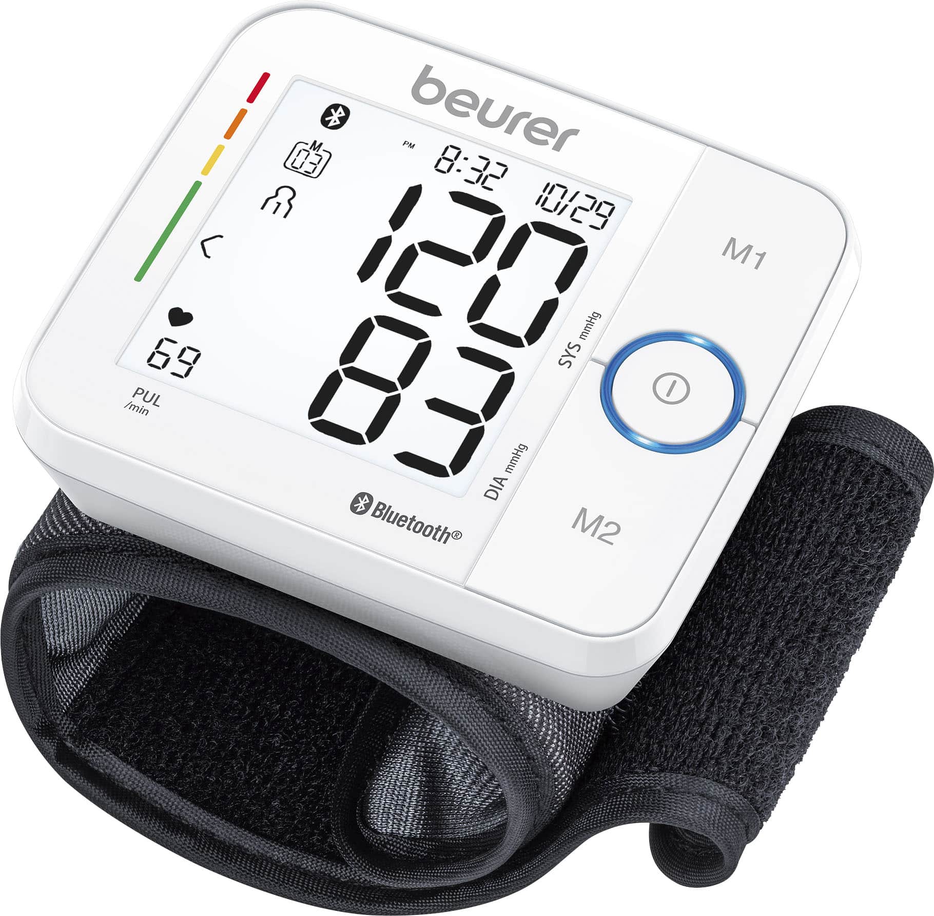Beurer - Monitor de Pressão Arterial de Pulso - Branco-BC54W