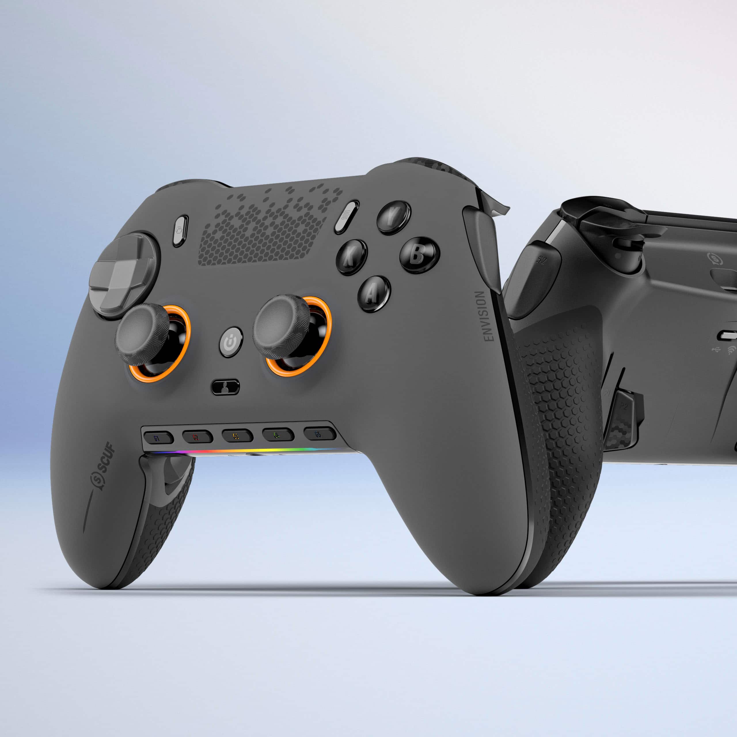 SCUF - Controle para video game sem fio ENVISION PRO para PC - Cinza Aço-601-178-03-102-NA