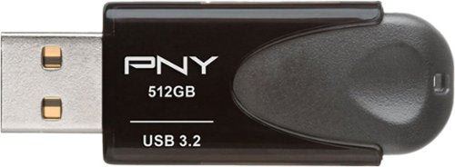 Pen Drive PNY - Elite Turbo Attaché 4 512 GB USB 3.2 Flash Drive - Cinza-P-FD512TBAT4-GE