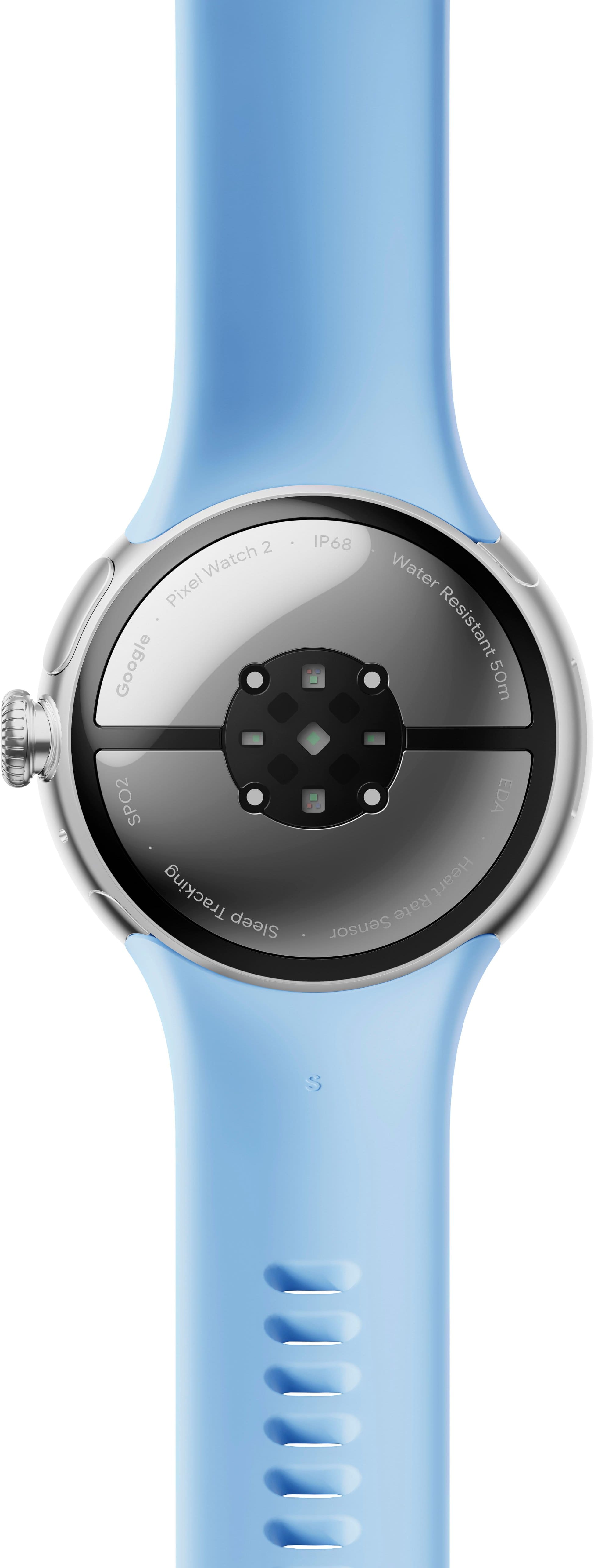 Google - Pixel Watch 2 Smartwatch prata polida com Bay Active Band LTE - prata polida-GA05012-US