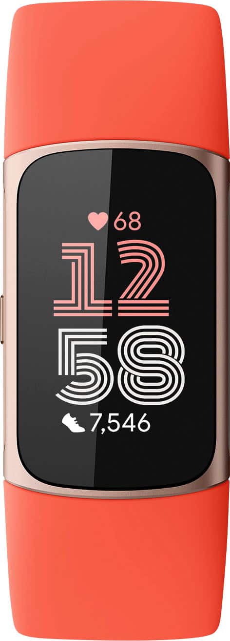 Fitbit - Rastreador avançado de fitness e saúde Charge 6 - Coral-GA05184-NA