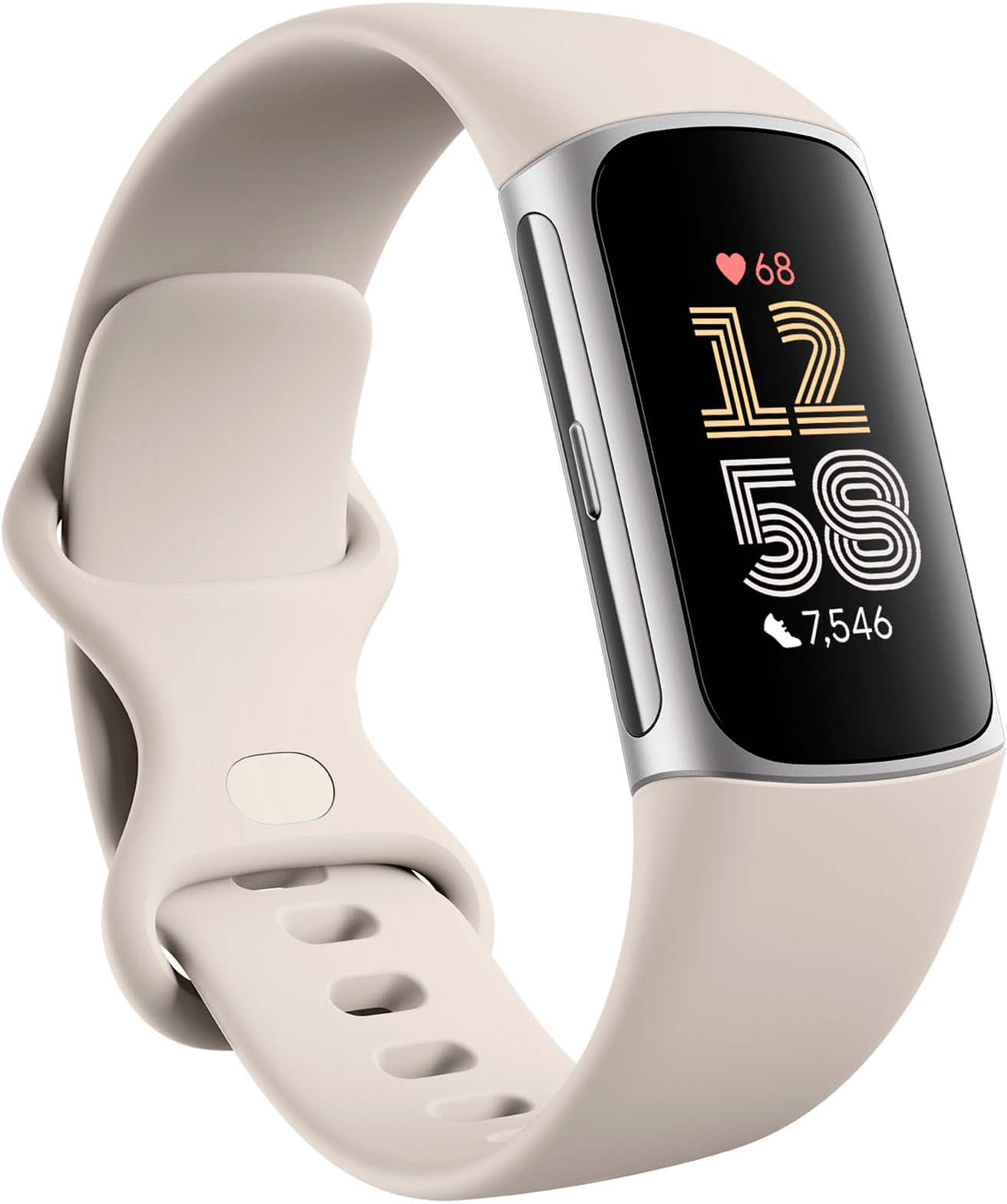 Fitbit - Rastreador Avançado de Fitness e Saúde Charge 6 - Porcelana-GA05185-NA