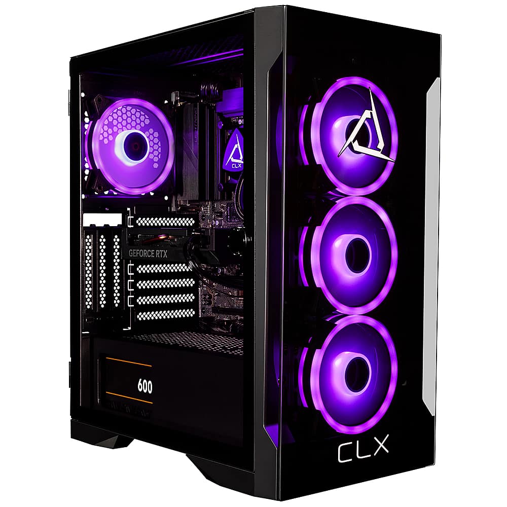CLX - SET Gaming Desktop - Intel Core i7 13700KF - 32GB de memória DDR5 5600 - GeForce RTX 4060 - 1TB NVMe M.2 SSD + 4TB HDD - Preto-TGMSETRTA3703BM