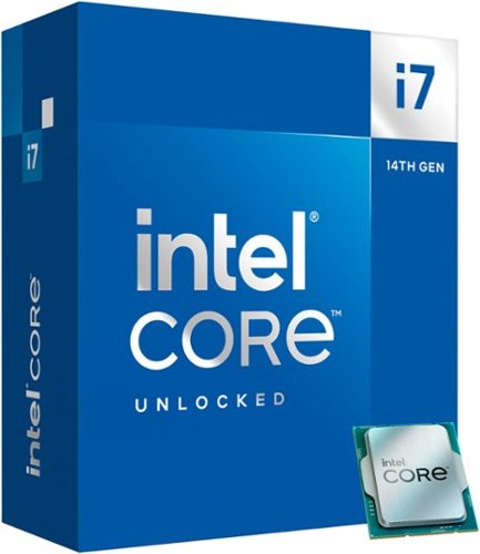 Intel - Core i7-14700K 14ª ger. 20 nuc. 28 threads - 4,3 GHz (5,6 GHz Turbo) Soquete LGA 1700 proc. de desktop desbloqueado - Multi-BX8071514700K