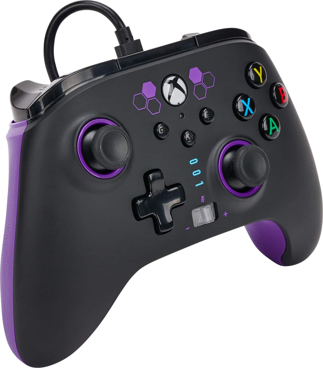 PowerA - Controle com fio para video game aprimorado para Xbox Series X | S - Roxo Hex-1524525-01