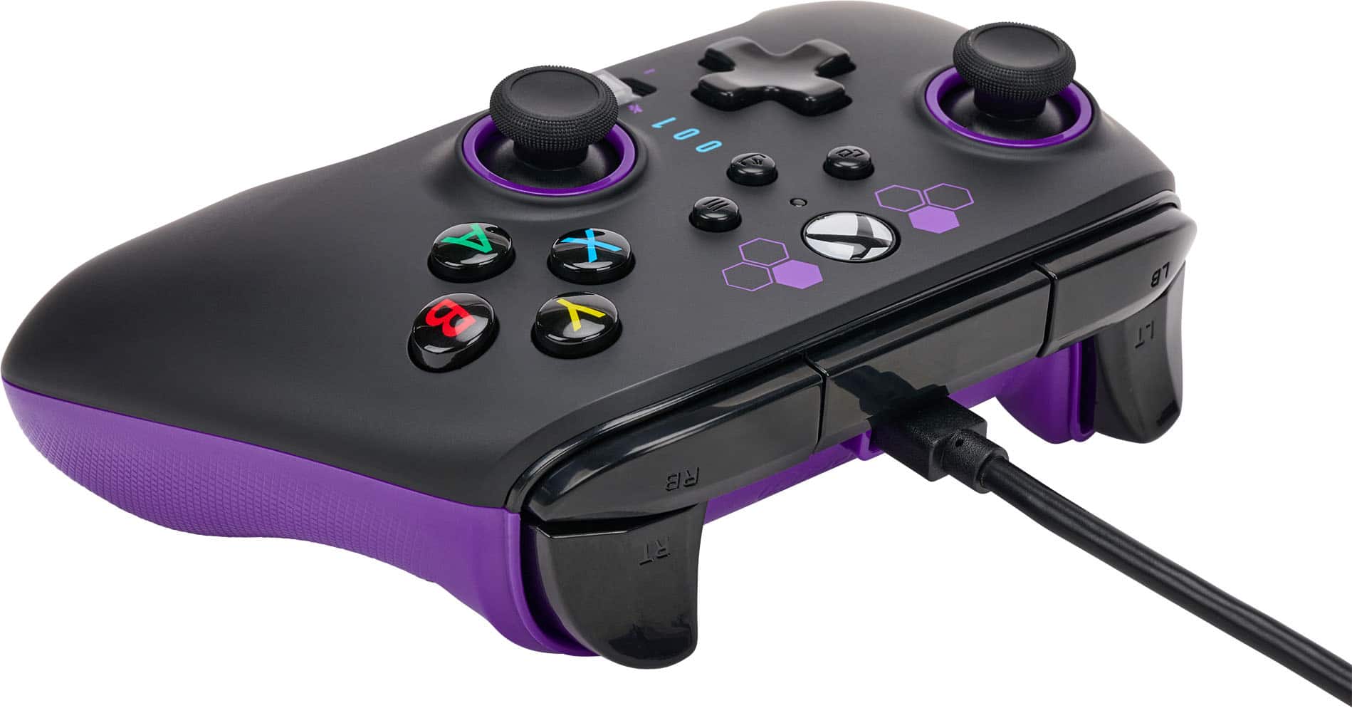 PowerA - Controle com fio para video game aprimorado para Xbox Series X | S - Roxo Hex-1524525-01