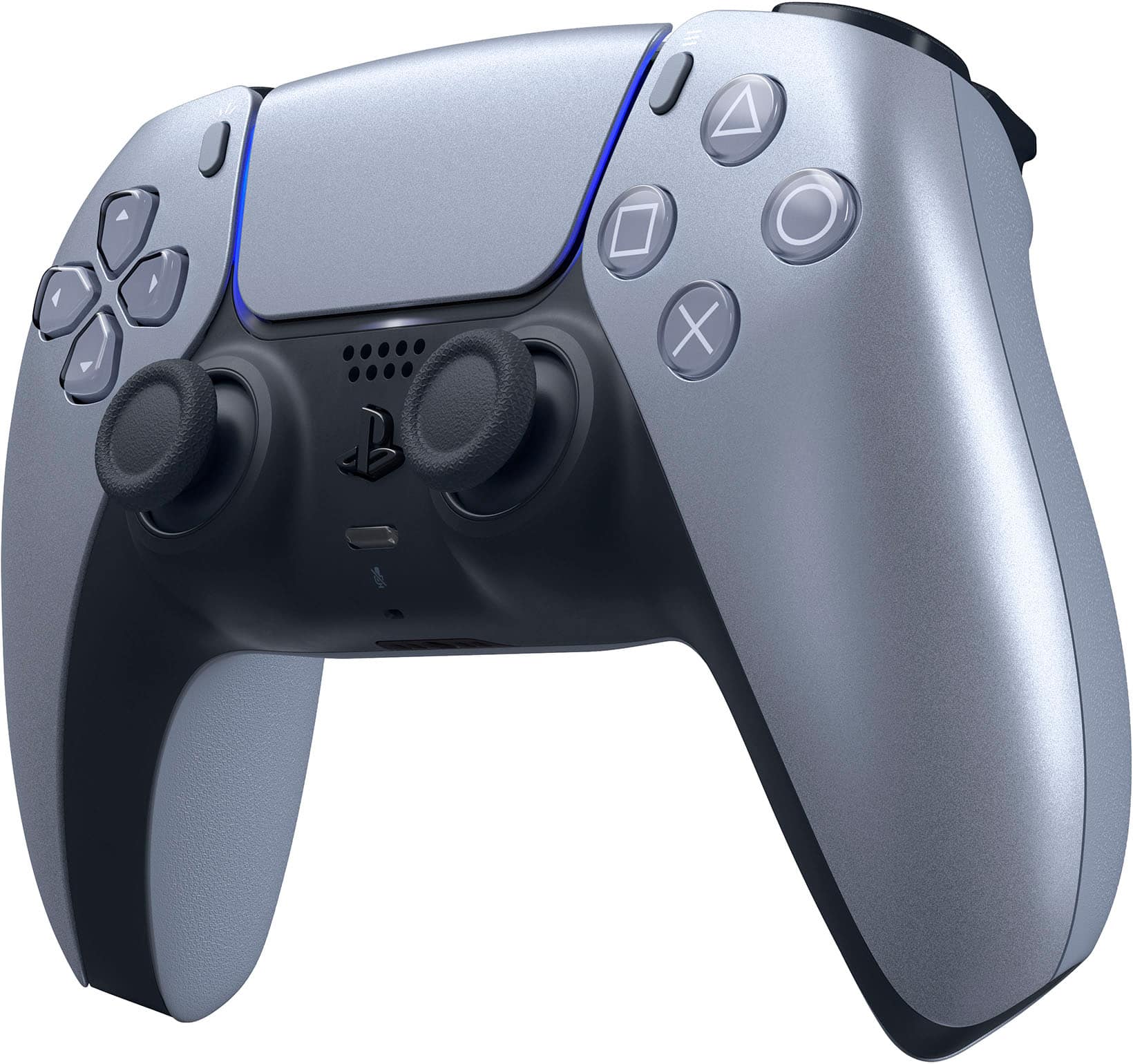 Sony - PlayStation 5 - Controle sem fio para para vídeo gameDualSense - Prata esterlina-1000039941
