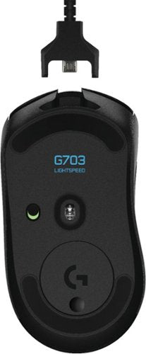 Logitech - G703 LIGHTSPEED Wireless Optical Gaming Mouse - Black