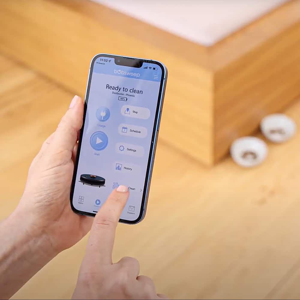 bObsweep - Phoenix, aspirador de robô PetHair SLAM - meia-noite-SLP231123