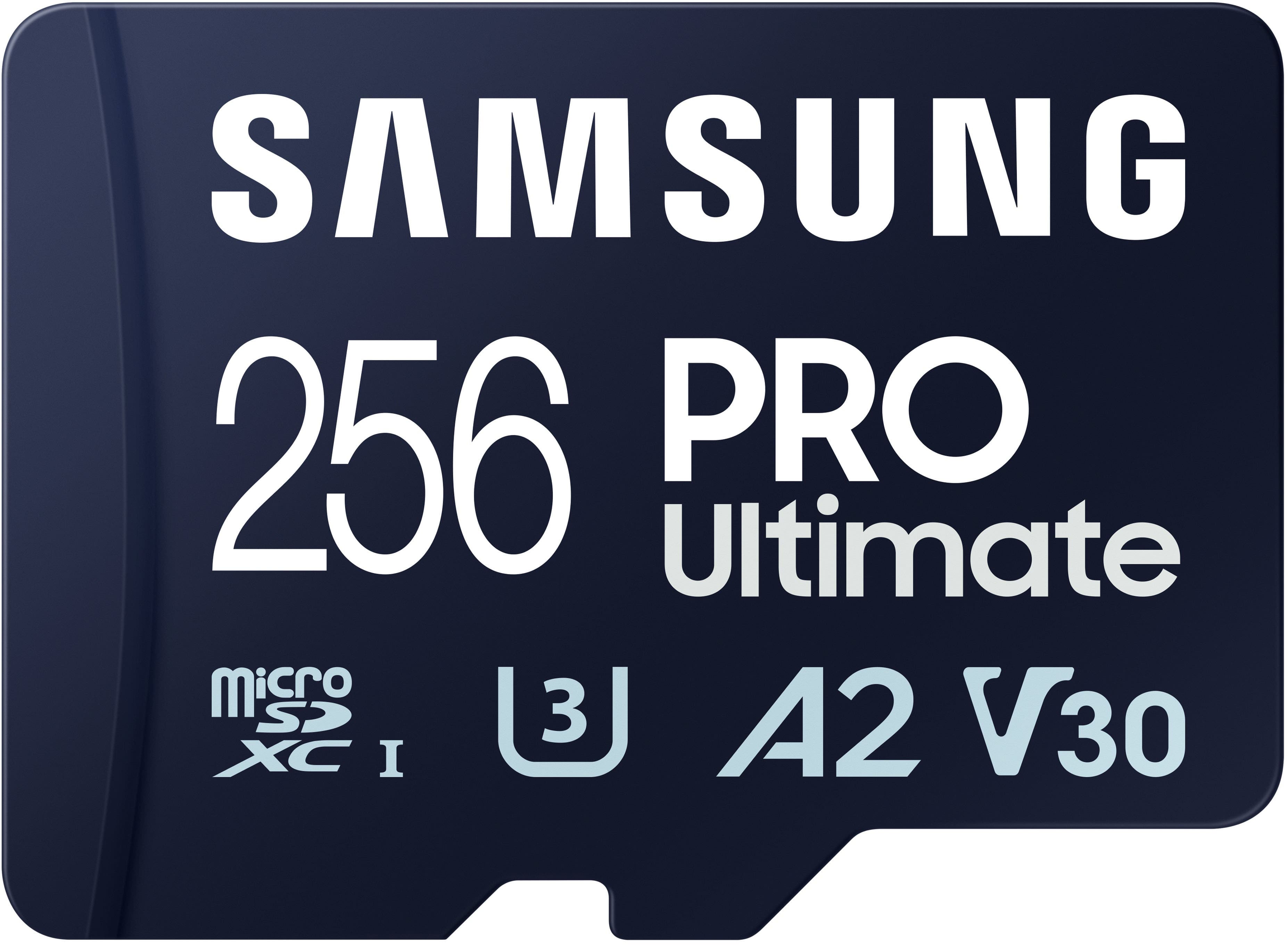 Samsung - Pro Ultimate e adaptador de cartão de memória microSDXC de 256 GB-MB-MY256SA/AM