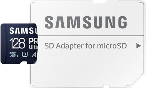 Samsung - Pro Ultimate e adaptador de cartão de memória microSDXC de 128 GB-MB-MY128SA/AM