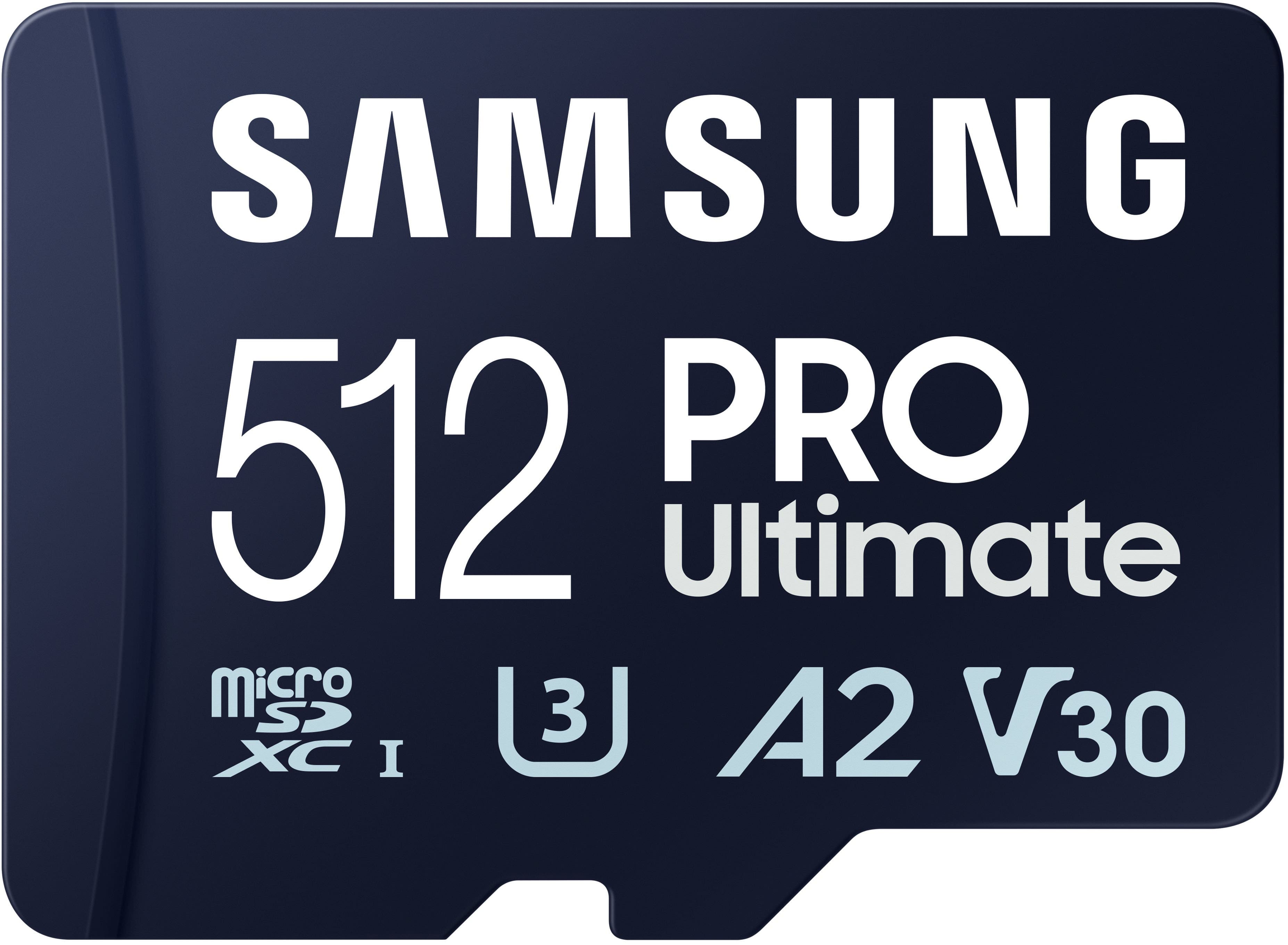 Samsung - Pro Ultimate e adaptador cartão de memória microSDXC de 512 GB-MB-MY512SA/AM