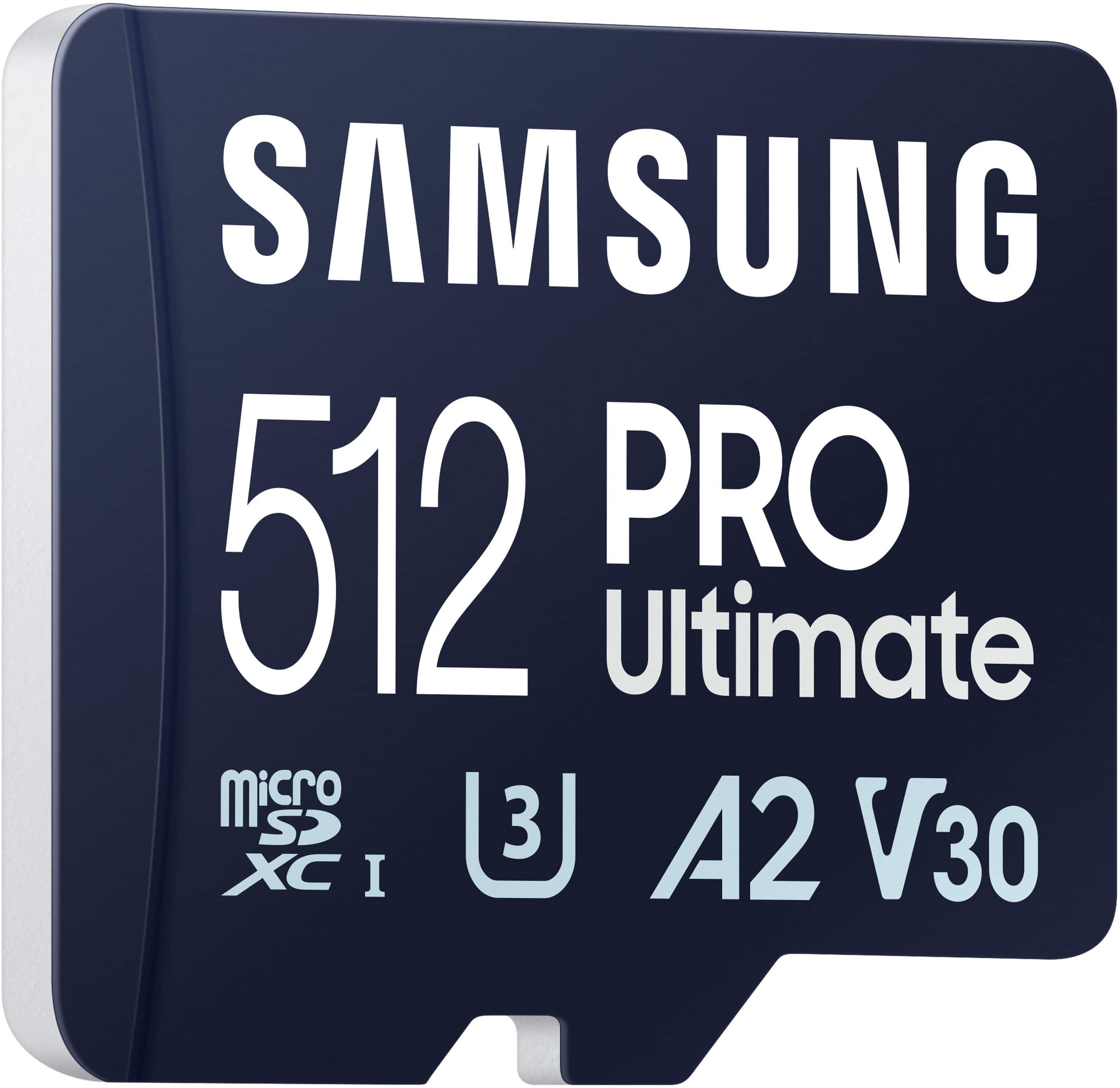 Samsung - Pro Ultimate e adaptador cartão de memória microSDXC de 512 GB-MB-MY512SA/AM